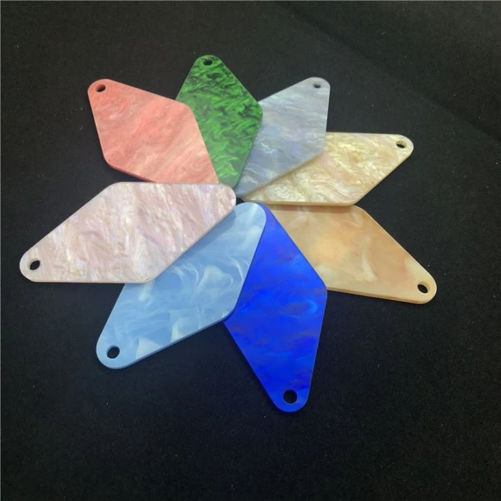 Spring Sign Customized Cast Marble Pattern Acrylic Plexi Glass Sheet For Led Light