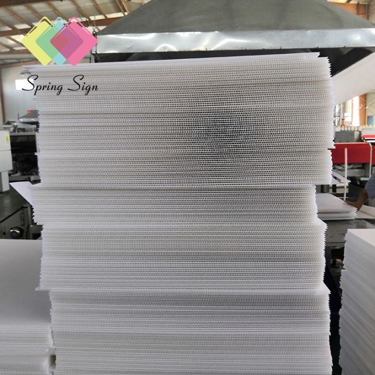 Spring Sign Plastic Hollow Danpla Corlite Carton Board